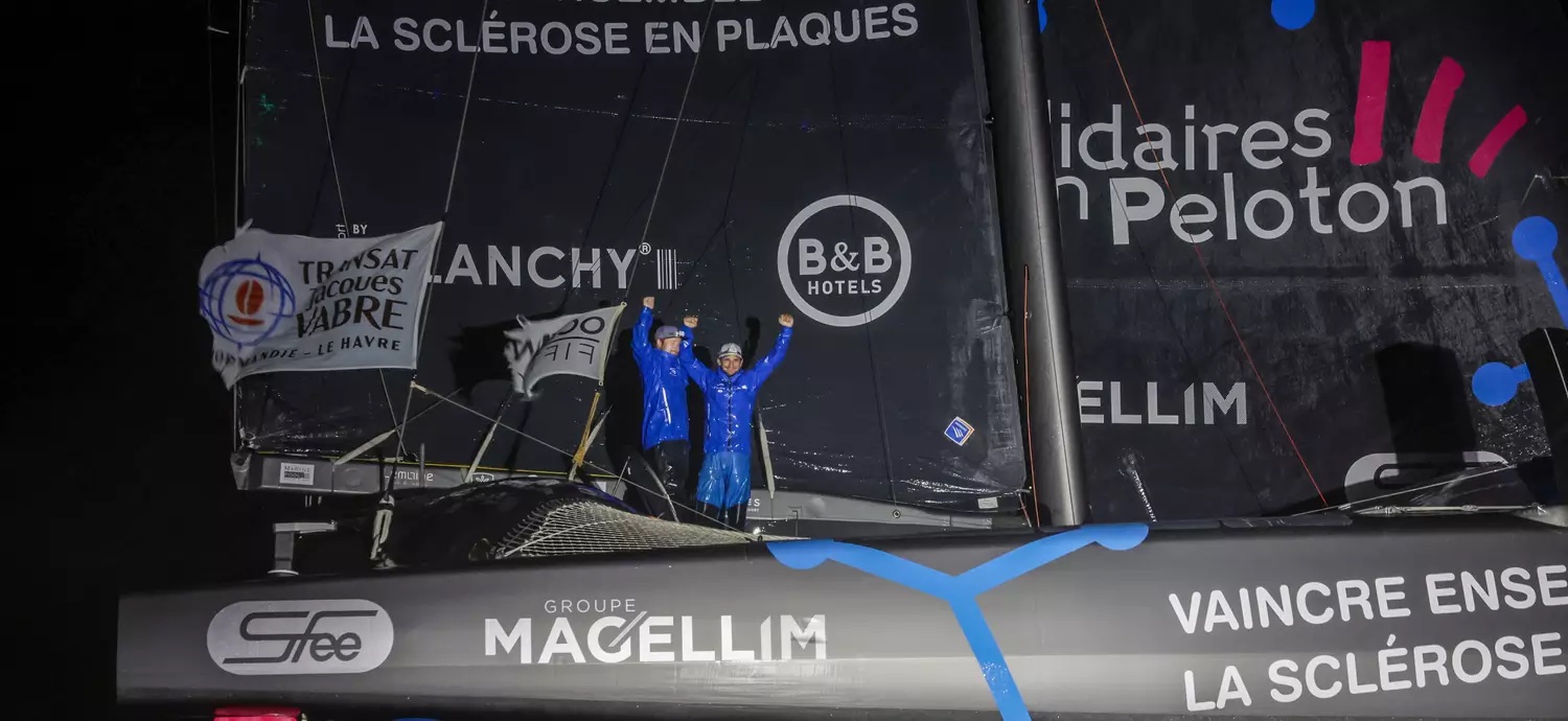 Solidaires En Peloton 1er Des Ocean Fifty De La Transat Jacques